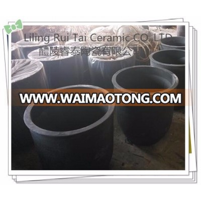 Refractory graphite crucible